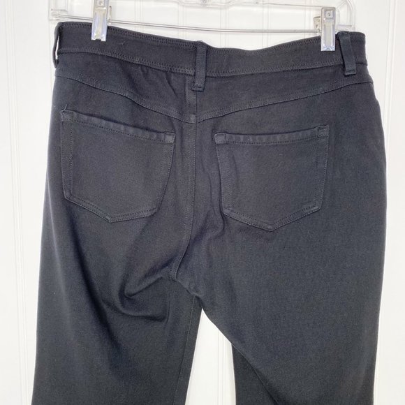CHICO'S Black Straight Leg Mid Rise Pants 2 - Picture 4 of 13